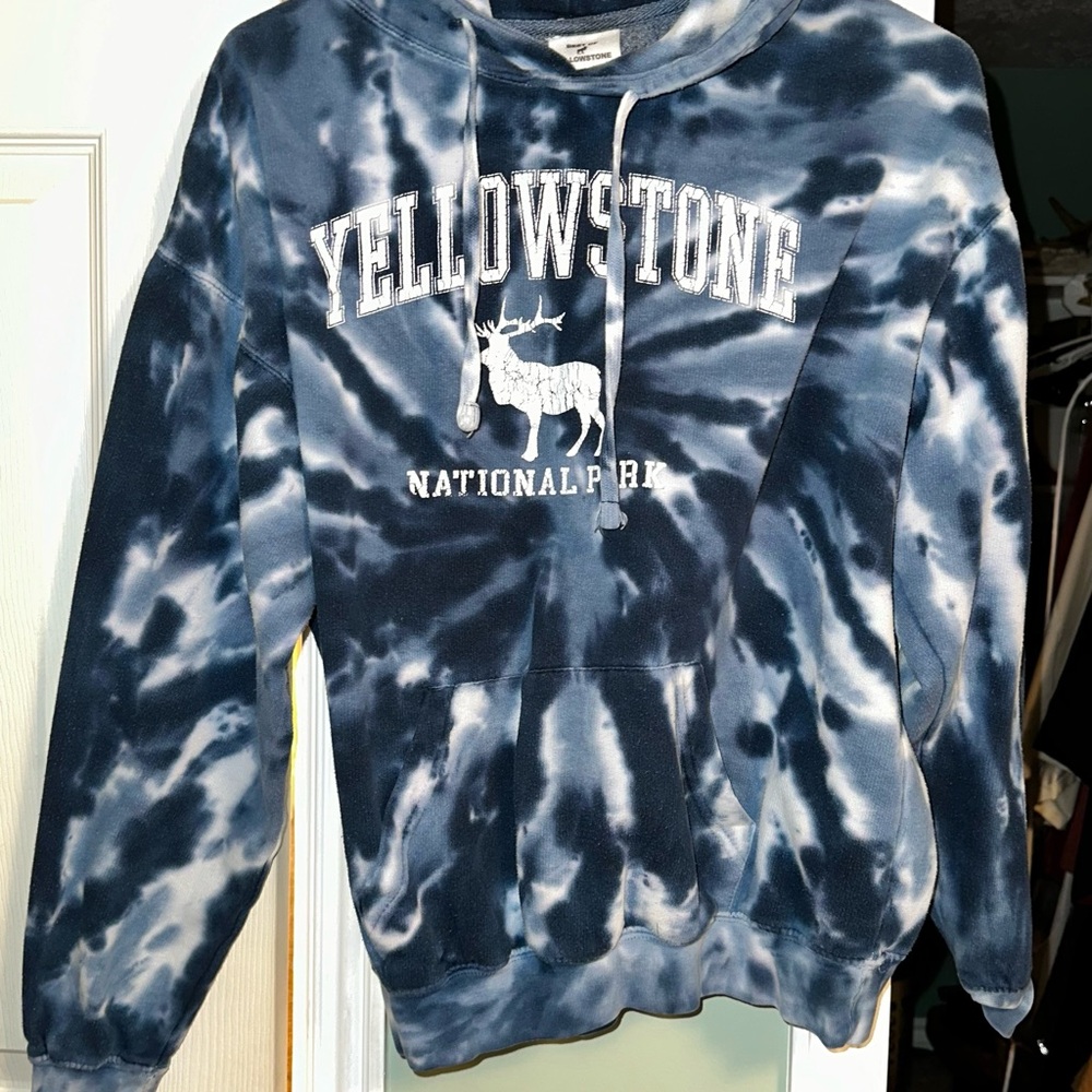 Yellowstone National Park Tie-Dye Hoodie